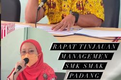 SMK SMAK PADANG GELAR RAPAT TINJAUAN MANAGEMEN (RTM)