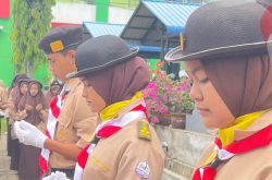 SMK SMAK Padang Laksanakan Upacara Hari Pramuka yang ke- 61 “Mengabdi Tanpa Batas di Berbagai Bidang.”