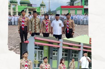 KEPSEK SMK SMAKPA NASIR LEPAS TIGA ORANG SISWANYA MENUJU RAINAS DI CIBUBUR.